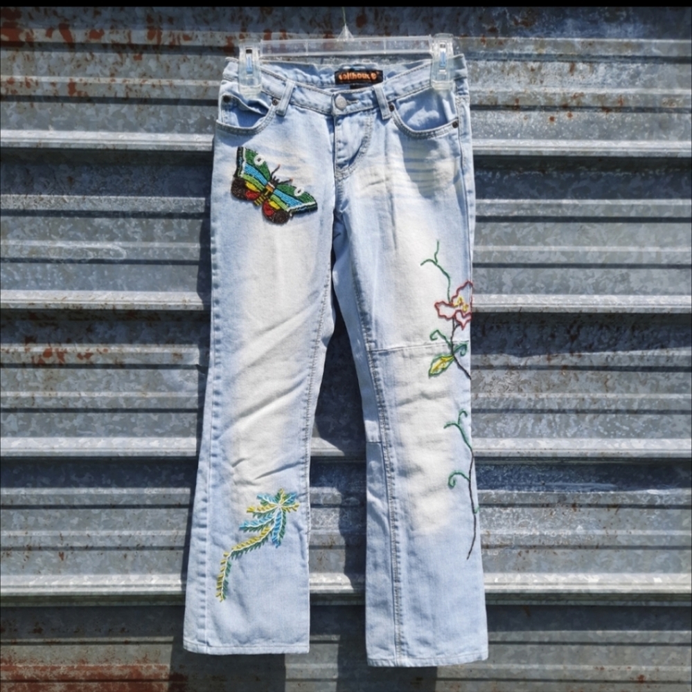 VINTAGE Beaded Dollhouse Jeans - Picture 4 of 15